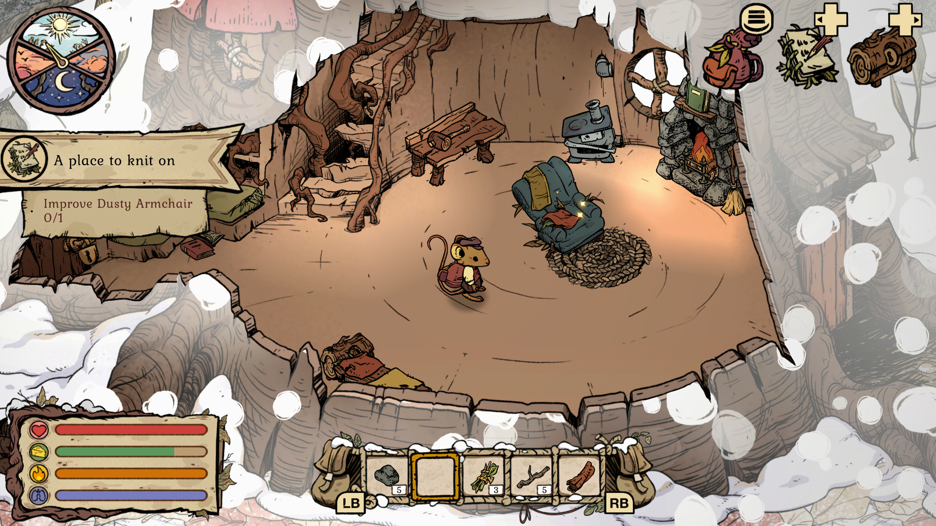 How To Survive, And Find Your Way Around, In Winter Burrow